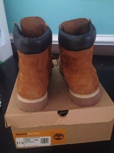 Mens Timberland Hommes 6in Rust Waterproof Boots. Size 11.5. W/box