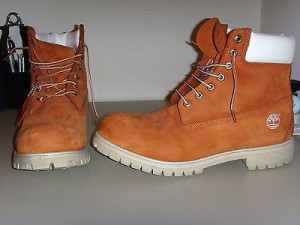 Timberland Premium 6″ boot with tag Lightly used Paprika Colored Nubuck leather