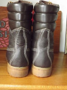 Timberland Dead Vintage 70s Super Boot 40 Below Size 11D Brown W/Light Gum Soles