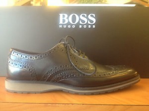 Hugo Boss Black Label Nevors Leather Brogue Shoes