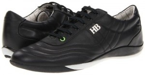 Nib Auth HUGO BOSS Black Leather Gilmour Neo Sneakers Size 7 10 11
