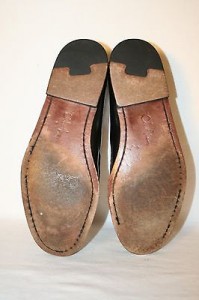COLE HAAN Men’s Size 8.5 Pinch PENNY LOAFERS Black Leather SHOES Slip-On