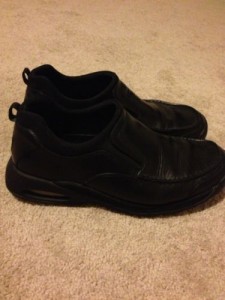 Black Men’s Cole Haan With Nike Air 7.5 Slip On Shoes!!!