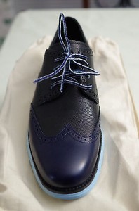 Brand New New Cole Haan LUNARGRAND WINGTIP Black IRIS Leather Shoes SZ 11 Rare
