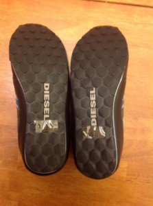 Diesel Men’s Shoes, Black/Green Long Term Gunner Sneaker, Size 10, New in Box!