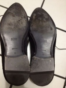 Hugo Boss Men Shoes Pony Hair Size 11 Black