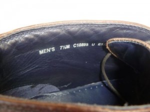 men’s COLE HAAN sz 7.5 dark brown Air Carter Chukka BOOTS