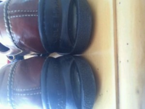 MENS COLE HAAN LACE UP BROWN SIZE 10 NIKE AIR BASE