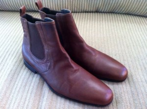 Excellent!!! Men’s Hugo Boss Slip On Boot Brown 8.5 M