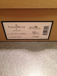 NEW Cole Haan AIR YACHT CLUB COLLECTION Boat Shoes Mens stone suede 10 NIB
