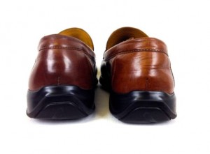 COLE HAAN Shoes LEATHER Brown NIKE AIR Slip On DRIVING Loafers PENNY Mens 11 M