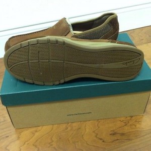 NEW! Clarks Armada Spanish 63621 Leather Casual Mens Brown Tan Loafers Suede 12M