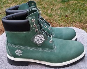 *AUTHENTIC* Green Construction Timberland Boots S 11 Men ( HARD 2 FIND COLOR )