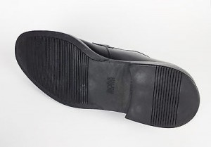 Boss Hugo Boss Black Leather Loafer Made in Italy Slip On Shoes Men Size 11