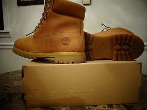 Timberland 6′ Premium Mens Boot 10.5 Honey Wheat Nubuck 41022