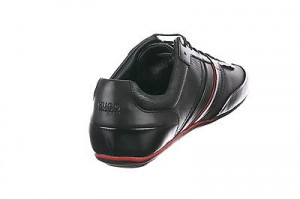 Hugo Boss Red Men’s Tartios Sneakers In Black (50261212-001)
