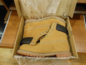Timberland Premium Waterproof 6-inch Mens M/M Boot 10061 Wheat NIB SIZE 8