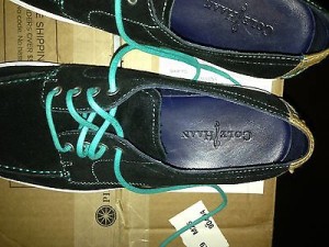 Men’s Casual Shoes Cole Haan Black Suede Size 11