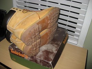 Timberland Wheat Work Boots 9 Authentic Great Condition Fast Shipping NR