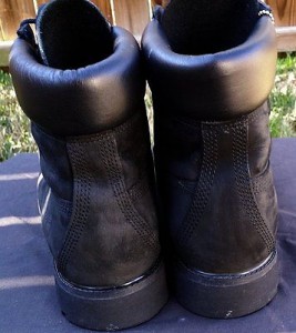 *AUTHENTIC*Timberland Mens Boots Work Construction Black Leather  6″