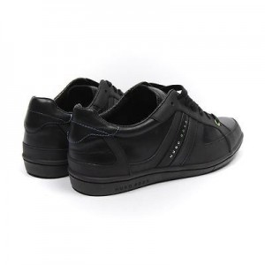 HUGO BOSS GREEN Size 40 /UK 6 /US 7 Mens Black Eldorado Trainers NEW CN 7