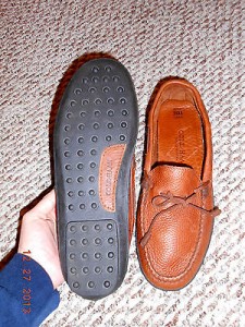 NEW Mens COLE HAAN brown leather loafers shoes sz 10.5 B