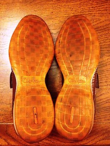 Cole Haan Mens Leather Nike Air Soles Size10M Browns Excellent!