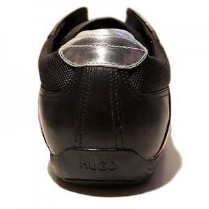 $245 HUGO BOSS Red Label Black Brown Sneakers 13 46 Mens Shoes Trainers 12.5 47