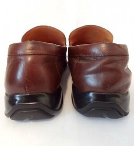 COLE HAAN NIKE AIR Men’s 12 SANTA BARBARA Brown LEATHER Loafer