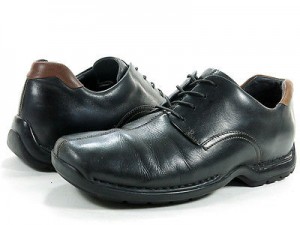 Cole Haan 9 M Mens shoes black leather oxfords casual comfort split toe