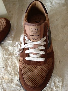 $110 Diesel Spin Designer Sneaker SZ 10.5 Eu 44 Tobacco Brown NIB HOT GIFT 4 HIM