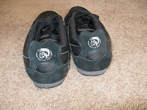 MEN’S DIESEL EAGLE LOOP BLACK SNEAKERS sz 10 FREE SH