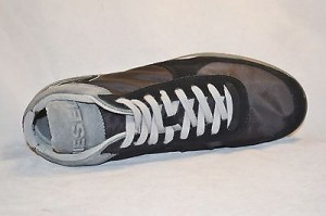 Diesel TELL Mens CASUAL Tennis shoes HI TOP Sneakers SIZE 13 NEW BLACK GRAY