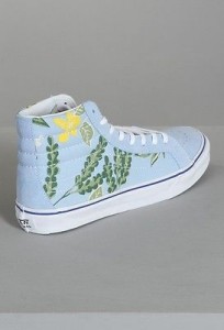 VANS VAN DOREN SK8 HI SLIM BLUE BELL HAWAIIAN FLORAL MENS 9.5 NEW NIB WOMENS 11