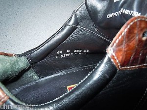 Mens COLE HAAN NIKE AIR brown black two tone OXFORD casual dress SHOES size 9.5