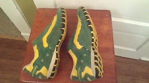 Men’s Diesel Shoes US 10 Vintage Green and Yellow Diesel