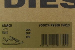 Diesel Starch Y00674-PS308-T8013 Sleek Stylish Low Profile Casual Shoes 12 Men