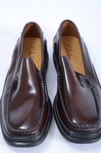 Cole Haan C05926 Santa Barbara 13 M Oxblood Leather Slip Loafer Shoe New GPA312