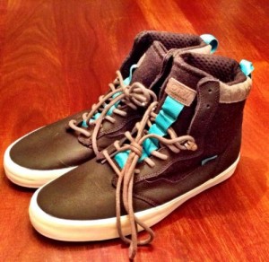 Vans Off The Wall OTW Collection 2013-14 Lynwood Hi-Tops Wool Black & White Sz.9