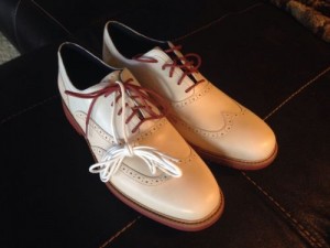 Cole Haan Mens White wingtip Size 13 $198