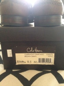 Men’s Cole Haan Claremont Camp Moc Shoes Loafers 9.5 Medium