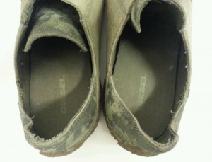 DIESEL SHOES MEN’S LEATHER DRIVING MOCCASINS SLIP ONS MILITARY LOOK SIZE 10.5