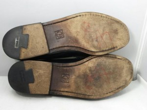 COLE HAAN BLACK BUCKLE LOAFERS CASUAL SLIP ON SHOES LOAFERS 9.5 B NARROW
