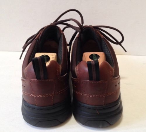 CLARKS MEN’S BROWN LEATHER CASUAL LACE UP SHOES, SIZE 13M, WORN 1x, EUC
