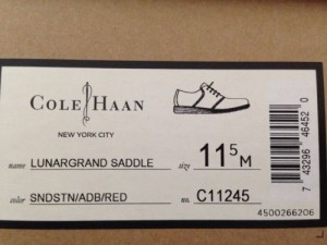 EXCELLENT CONDITION Men’s Cole Haan Lunargrand Saddle Shoe Size 11.5