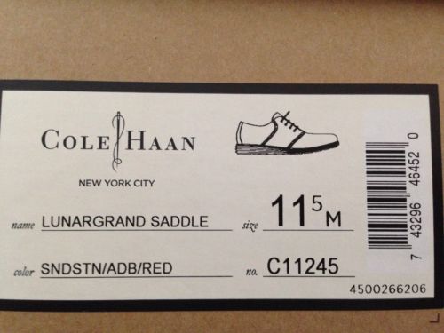 EXCELLENT CONDITION Men’s Cole Haan Lunargrand Saddle Shoe Size 11.5