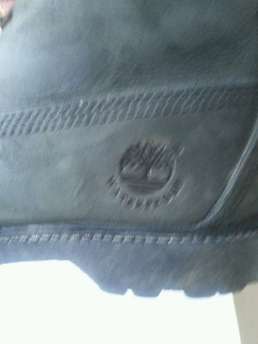TIMBERLAND BOOTS MEN SIZE 5 WOMEN 7 ALL BLACK WEATHERPROOF