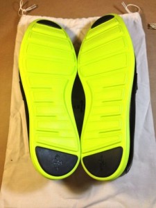 Cole Haan Lunargrand Mens Penny Loafer Shoes New Size 12 Black & Volt