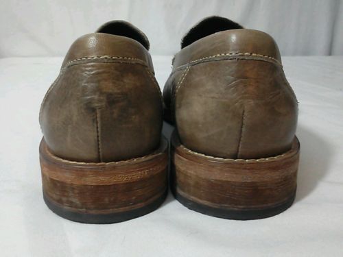 Mens COLE HAAN Shoes Slip On Loafers Brown Leather Size 11 M