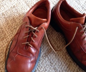 Cole Haan Nike Air Brown Leather Men’s Shoe 10 M Casual Lace Up